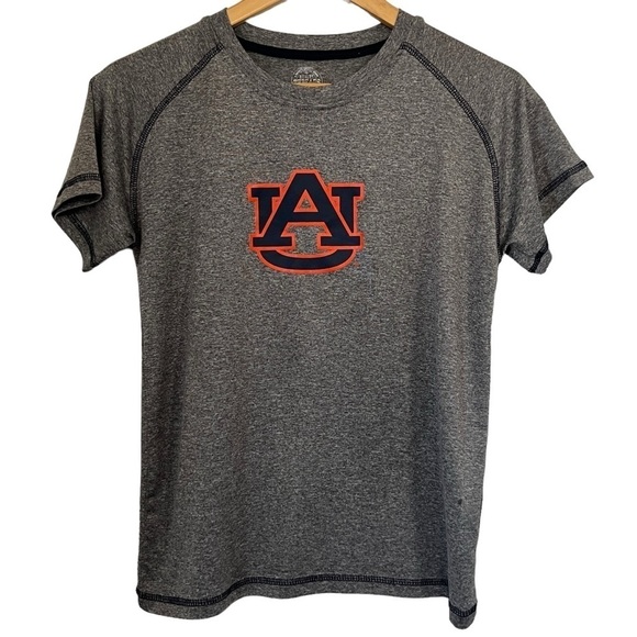 Auburn University Grey Logo Shirt Size Medium - Picture 1 of 9